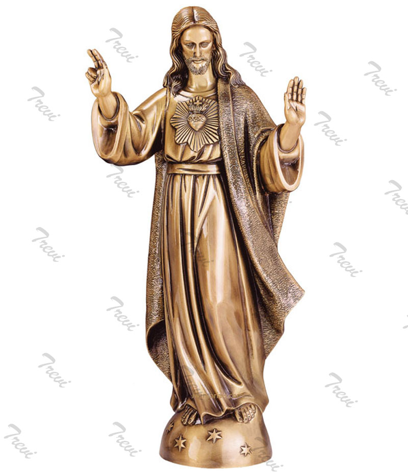 Bronze catholic sacred heart of jesus outdoor garden statues to buy