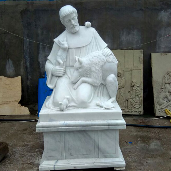 Large st francis garden statue patron saint of animals statue for sale