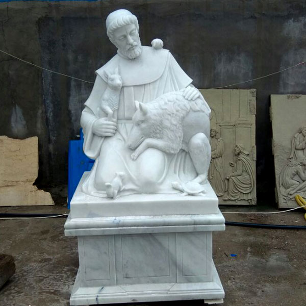 Stones st francis of assisi statue san francisco life size garden sculptures online