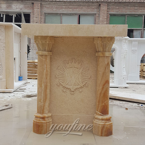 custom natural stone church altars factory for house- bronze ...