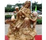 Catholic antique madonna and child angel outdoor beautiful virgin mary garden statues for church decoration TCH-78