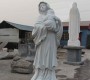 Life size white marble madonna and child christ holy mary for outdoor garden decor online sale TCH-83