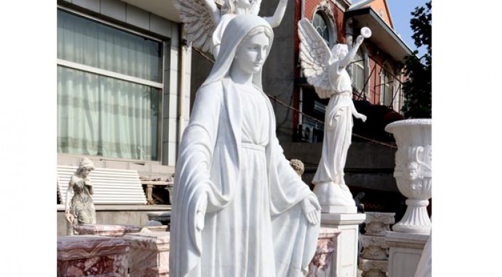Holy mary our lady of grace catholic outdoor life size garden sculptures for sale TCH-102