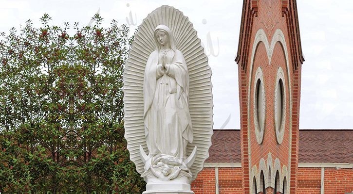 Large Our Lady of Guadalupe Marble Statue for Sale CHS-861