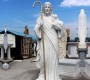 The good shepherd life size jesus hold lamb outdoor religious garden statues online sale TCH-200
