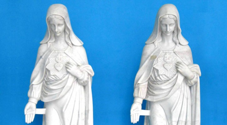 Our lady immaculate heart of mary outdoor church lawn statues online sale TCH-224