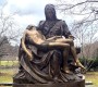 Outdoor bronze religious garden statues of michelangelo sculpture pieta famous replica  TBC-11