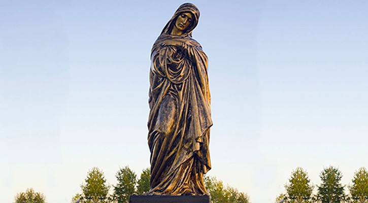 Life Size Bronze Mother Mary Religious Statue for Garden Decor Wholesale  BOKK-636