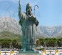 Bronze Casting St Nicholas Statue for outdoor for Sale BOK1-364