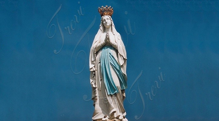 Hand Carving Marble Our Lady of Lourdes Statue for Sale CHS-920