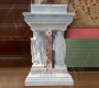 Catholic Marble Pulpit with Carving Statues for Sale