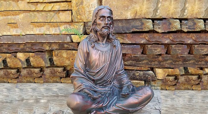 Life Size Bronze Meditation Jesus Statue Manufacturer