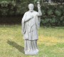 Life-Size Religious St Francis Marble Statue Outdoor Church Decor