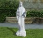Life-Size White Marble Our Lady Queen of Peace Statue Church Decor CHS-090