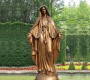 Life-Size Religious Bronze Virgin Mary Sculpture for Outdoor Decor