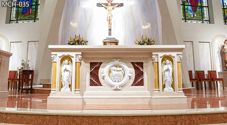 Catholic White Marble Altar Server Church for Sale