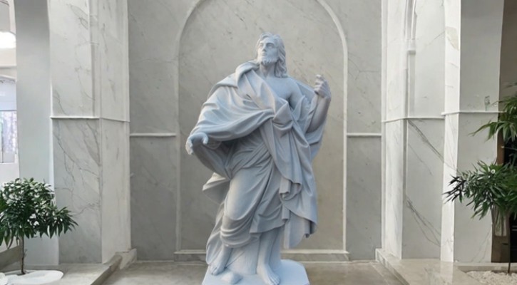 White Marble St.James Statue for Sale CHS-759