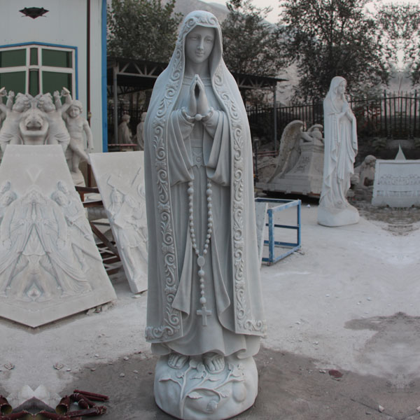 Beautiful virgin mary blessed mother our lady of fatima religious church lawn statues for sale TCH-63