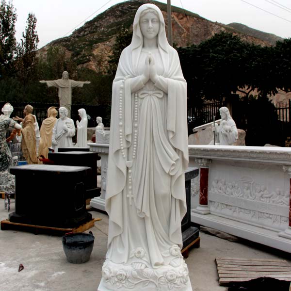 Beautiful blessed mother our lady of lourdes religious garden lawn statues maker TCH-88