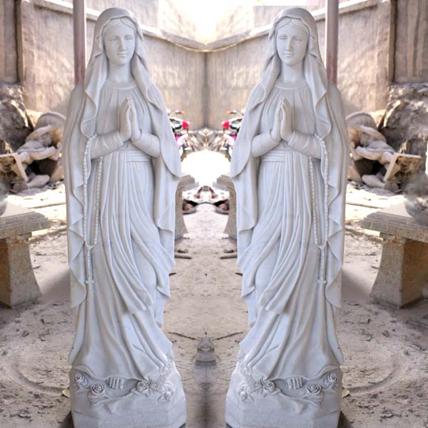 Catholic church beautiful virgin mary statues lady of lourdes garden lawn statues for sale TCH-89