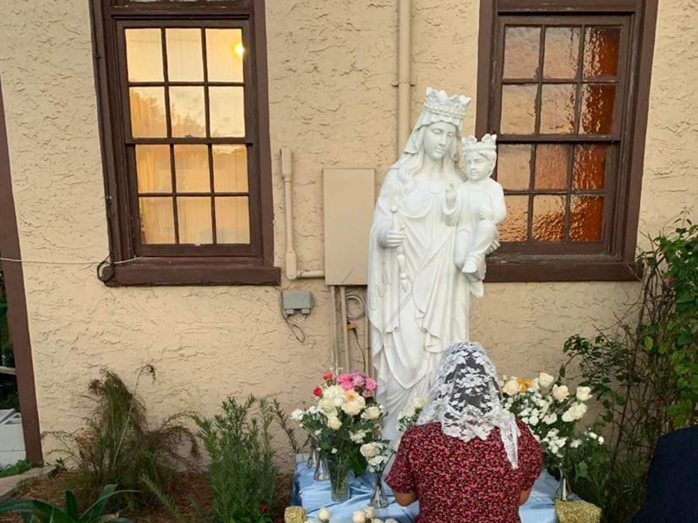 Marble Madonna and Baby Statue TCH-81 7 Madonna and Baby Statue feedback