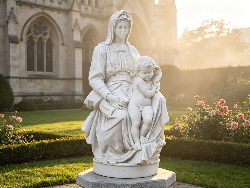 Madonna and Child Statues for Church