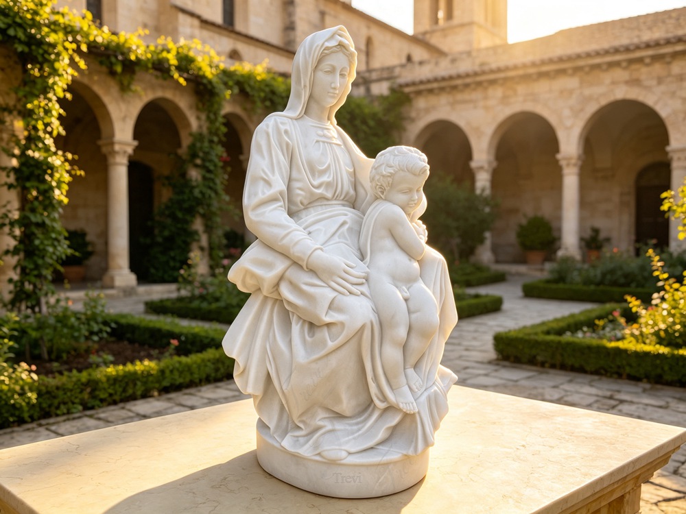Michelangelo's Madonna and Child Statues for church