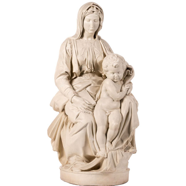 Michelangelo’s madonna and child statues famous replica religious garden sculptures online for church TCH-72