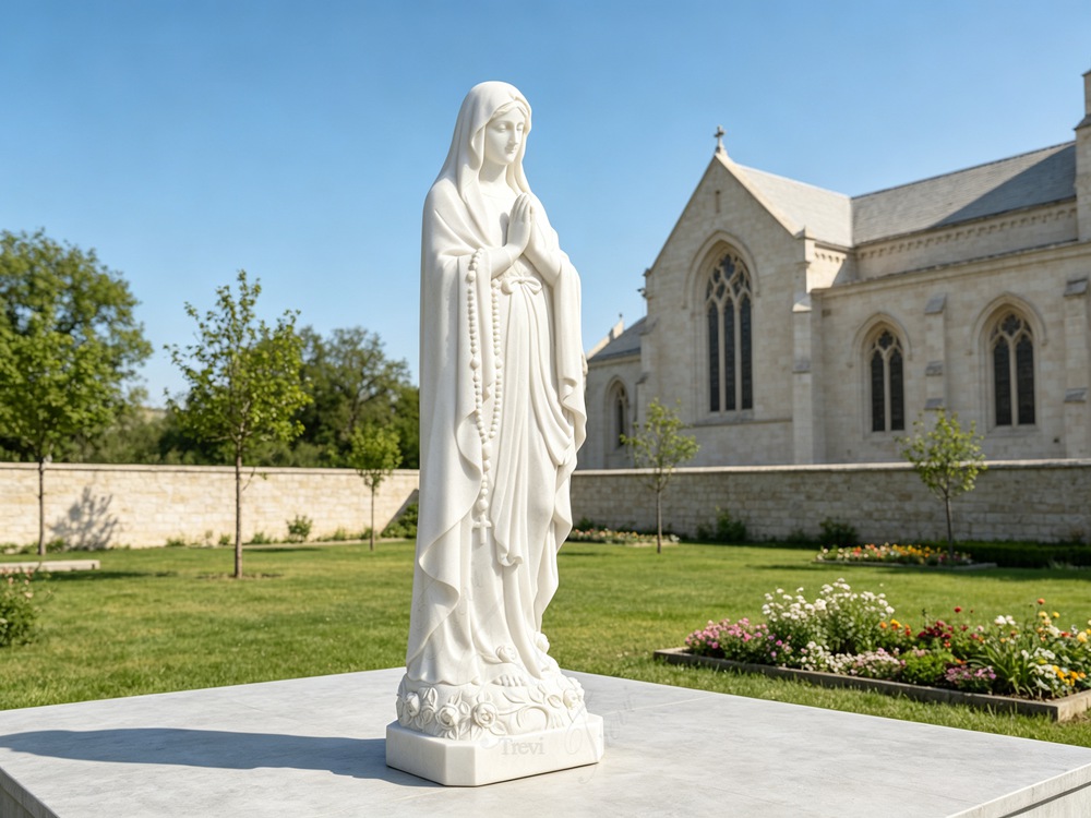 Our Lady of Lourdes Garden Statue for church