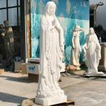 marble Our Lady of Lourdes Statue in our factory