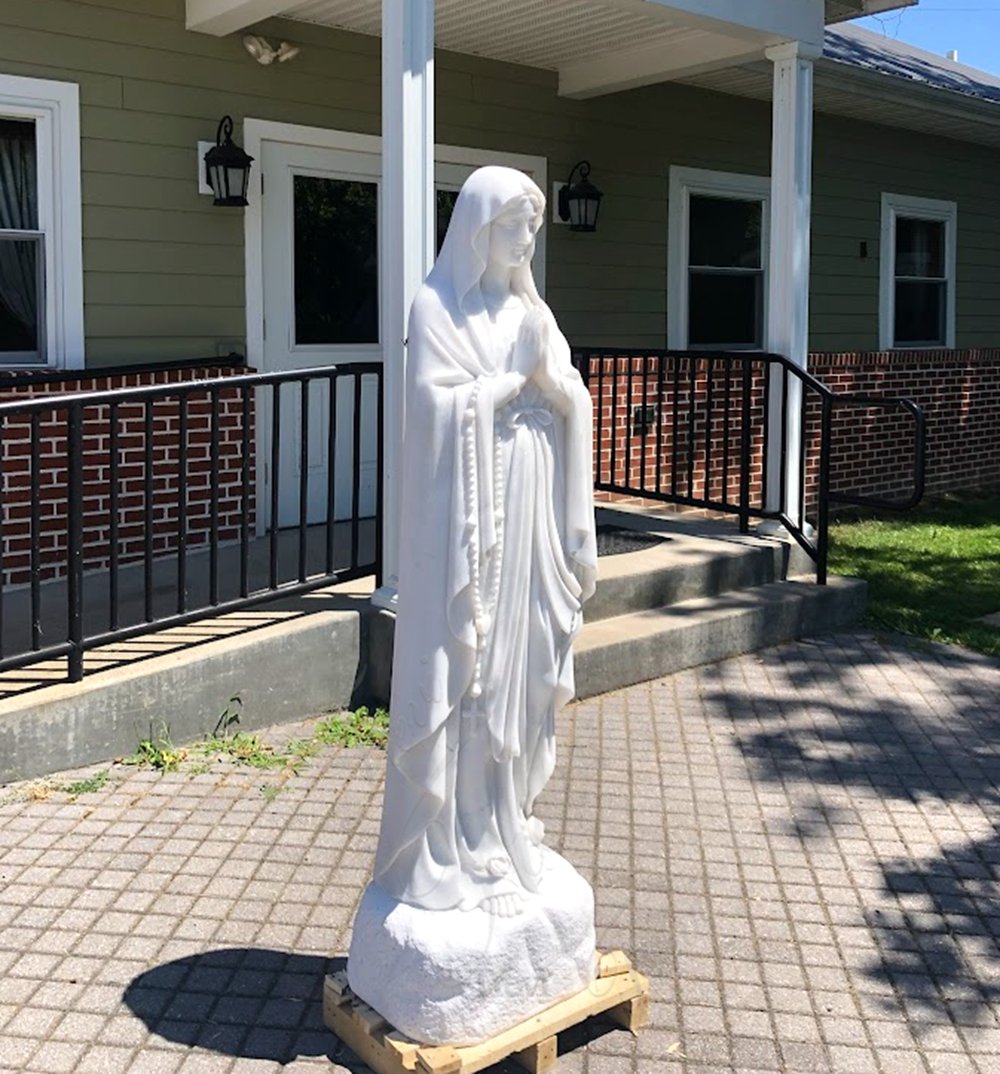 Our Lady of Lourdes Garden Statue TCH-88 4 marble Our Lady of Lourdes feedback