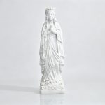 Fatima Statue with marble Crown in church