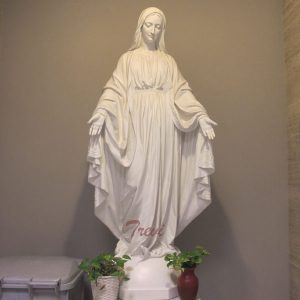 Lady of grace virgin mary statue for catholic garden decor