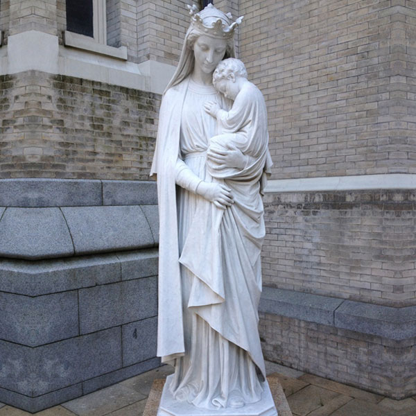 Large religious garden statues our lady of mount carmel to buy for church TCH-85