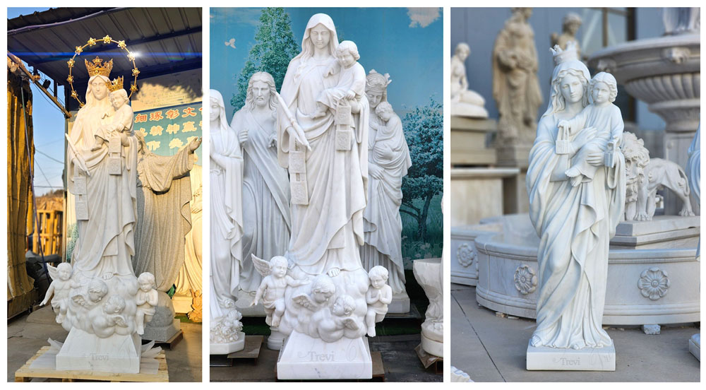 Our Lady of Mount Carmel Statue in our factory