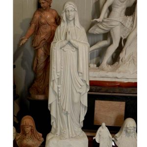 Our lady of rosary blessed mother lourdes statues for outdoor church