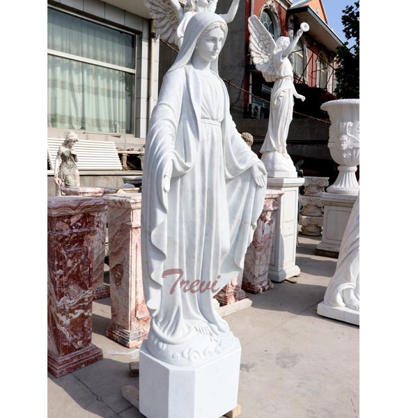 Holy mary our lady of grace catholic outdoor life size garden sculptures for sale TCH-102