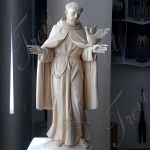 Caholic saint francis of assisi garden statue with doves patron saint for sales