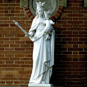 Catholic church our lady of mount carmel garden statue for sale