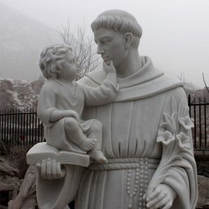 Catholic saint marble statues of Anthony outdoor for sale for churches