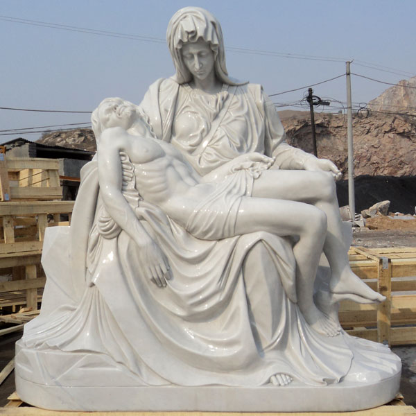 Church religious garden statues of Michelangelo’s Pieta famous replica online saling TCH-42