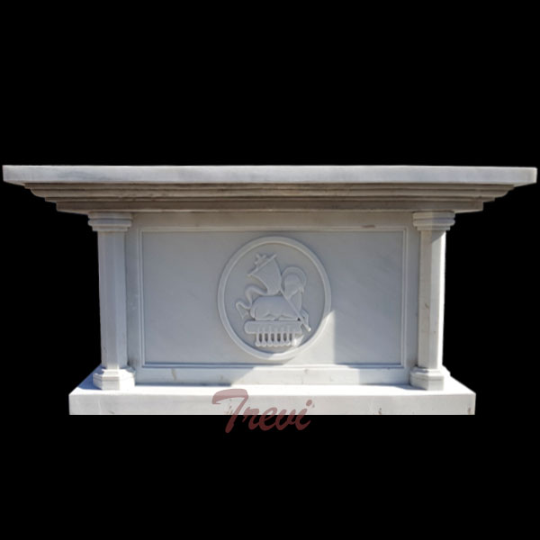 Custom made large catholic church altars table white mable sculpture to buy online TCH-220