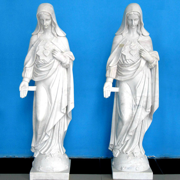 Our lady immaculate heart of mary outdoor church lawn statues online sale TCH-224