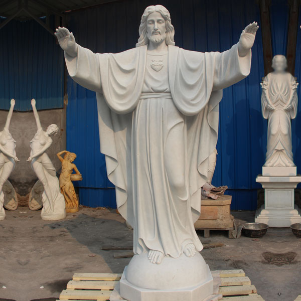 Outdoor religious garden statues life size sacred heart of jesus statue large beautiful to buy TCH-06