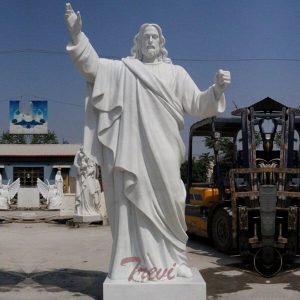 Religious outdoor garden marble statues of large christ Jesus for catholic church decor