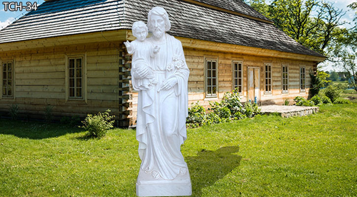 Saint Joseph Catholic Saint Statues for Religious Garden Decor TCH-34