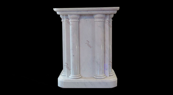 Buy Used White Marble Carving catholic Pulpit Church Designs Lecterns Furniture Online TCH-215