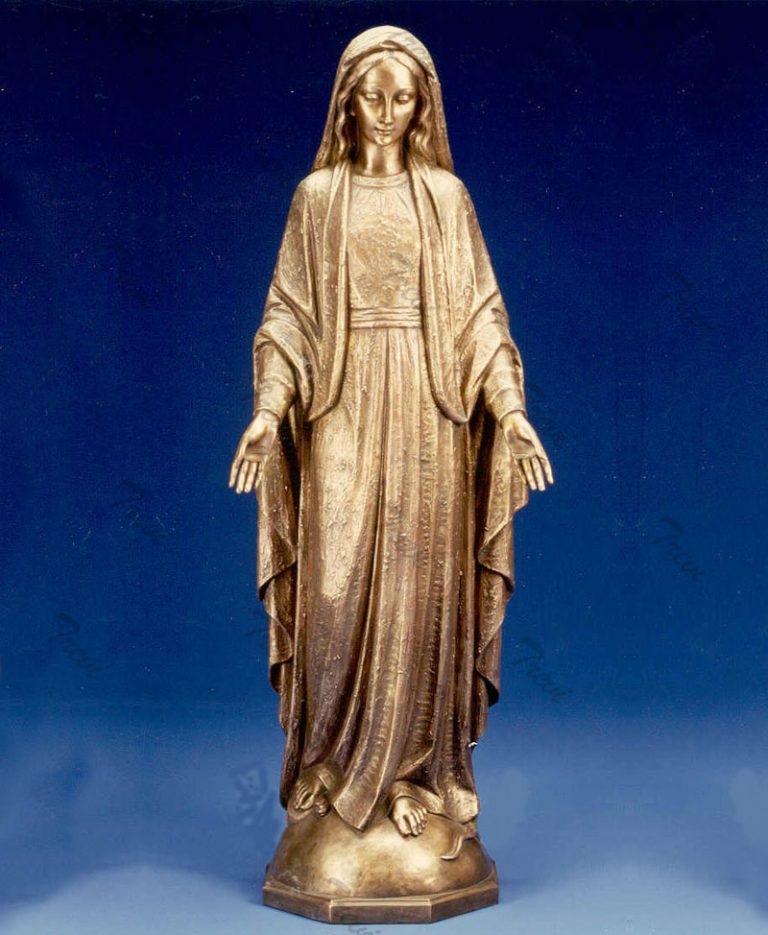 Bronze religious statues saint mary our lady of grace designs online
