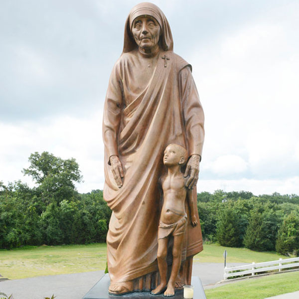 Bronze religious statues of mother Teresa for catholic church outdoor TBC-13