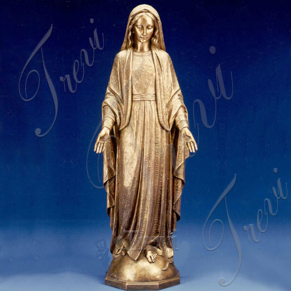 Bronze religious statues saint mary our lady of grace designs online TBC-34